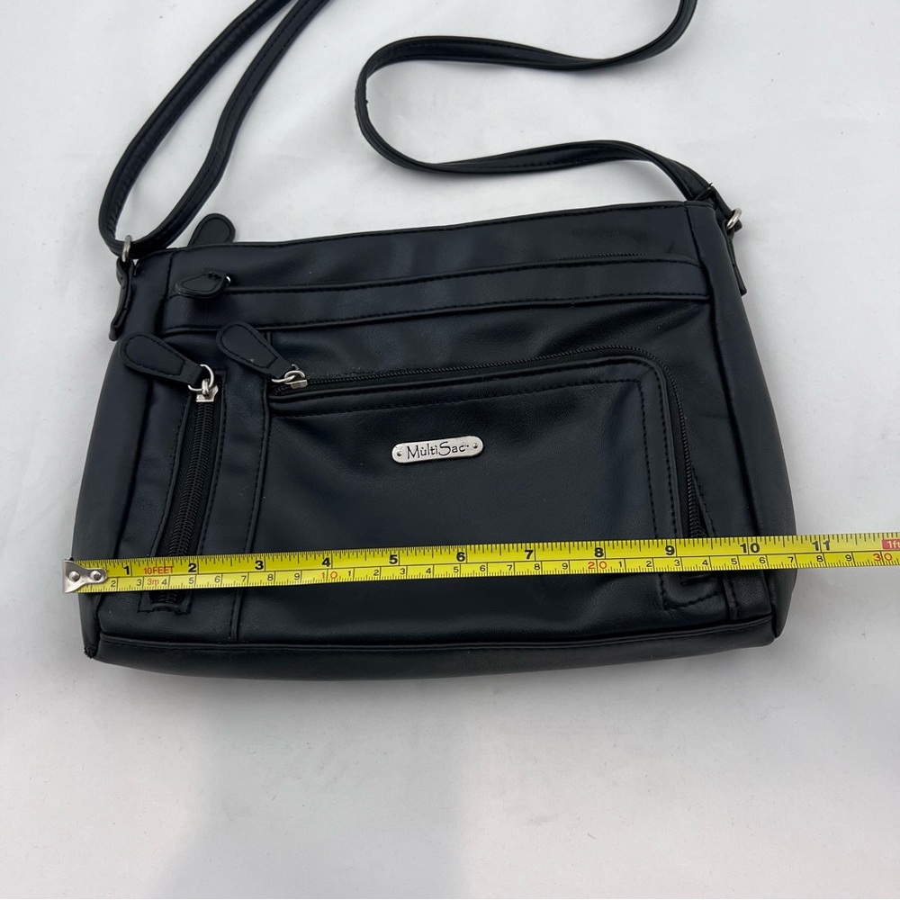 Elegant MultiSac Black Crossbody Bag for Women - Picture 3 of 8